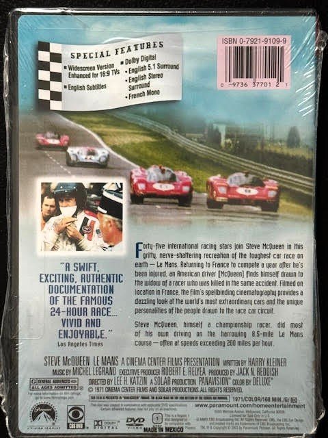 Le Mans — Steve McQueen Widescreen Collection (New)