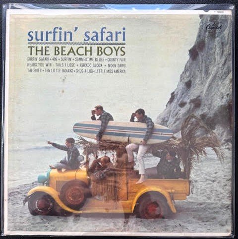 The Beach Boys – Surfin' Safari (LP, Album, Repress, Mono, Scranton Pressing, 1965, Capitol Records T 1808) - Maple City Music