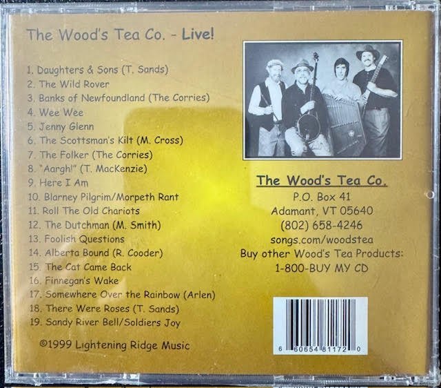 The Wood’s Tea Co. – Live! (Collector’s Edition) (New) - Maple City Music