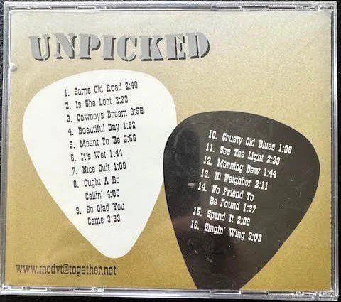 David E. Gravelin – Unpicked (CD, Early–Mid 2000s, Independent) - Maple City Music