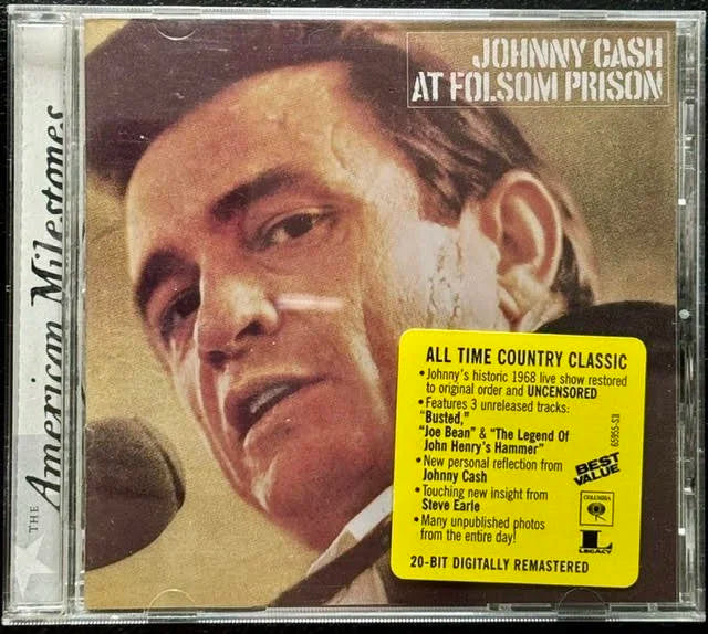 Johnny Cash – At Folsom Prison (CD, 1999, Columbia/Legacy 07464-65955-2)