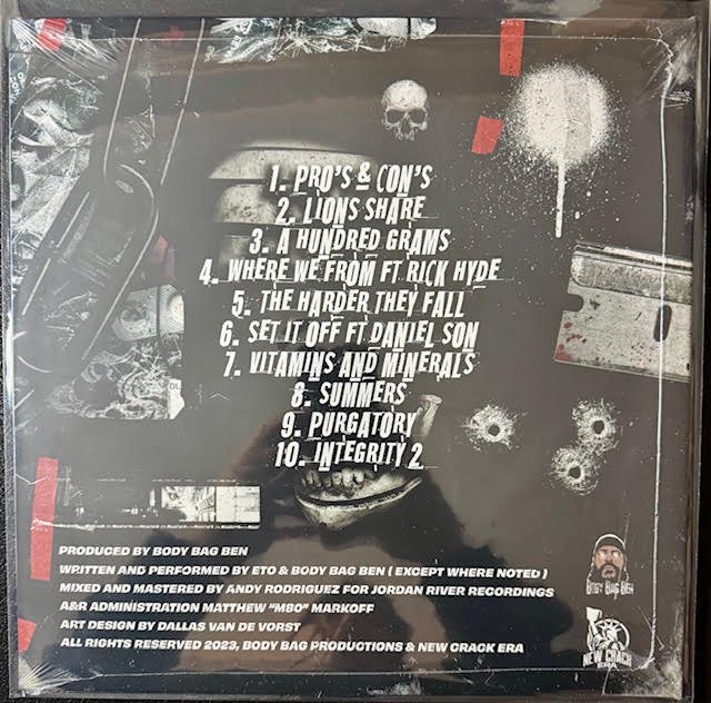 Body Bag Ben, Lil' Eto – Integrity 2 (LP, 2023, New Crack Era L-BBM008)