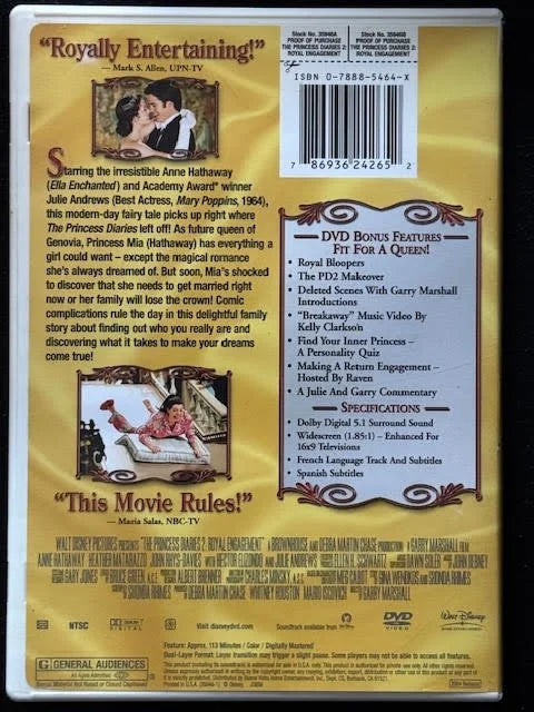 The Princess Diaries 2: Royal Engagement (Widescreen Edition) (Used)