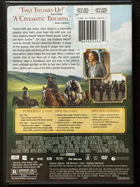 Open Range – 2-Disc Collector’s Edition (Used)