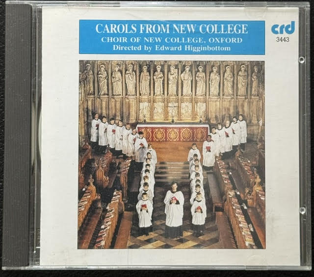 Choir Of New College, Oxford – Carols From New College (CD, 1985, CRD Records 3443) - Maple City Music
