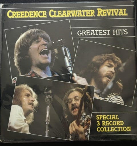 Creedence Clearwater Revival – Greatest Hits (3xLP, Compilation, Electrosound Pressing, 1985, Warner Special Products OP-3514)