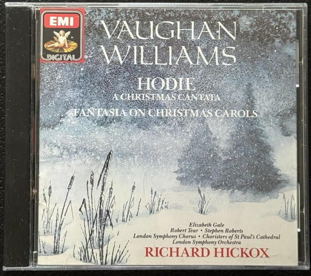 Ralph Vaughan Williams – Hodie: A Christmas Cantata / Fantasia On Christmas Carols (CD, 1990, EMI Records D 135314) - Maple City Music