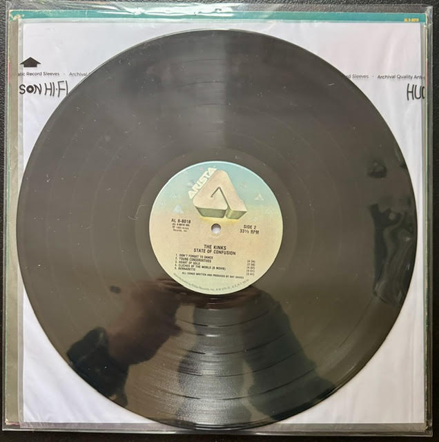 The Kinks – State Of Confusion (Vinyl, 1983, Arista AL 8-8018)