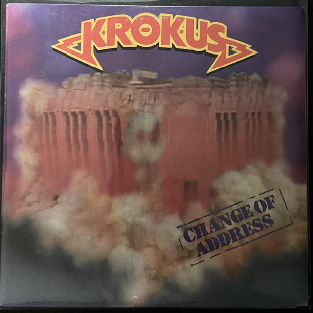 Krokus – Change Of Address (LP, 1986, Arista AL8-8402)