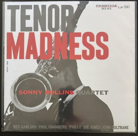 Sonny Rollins Quartet – Tenor Madness (LP, Album, Reissue, Repress, Mono, 2015, Original Jazz Classics OJC-124)