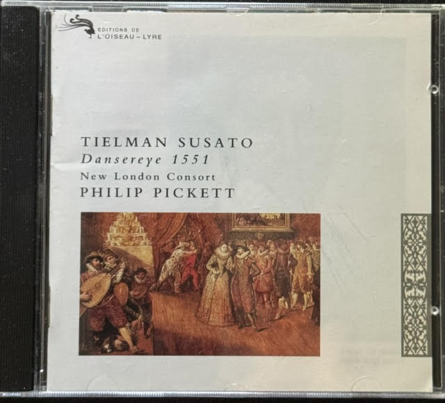 Tielman Susato – Danserye 1551 (CD, 1993, Éditions De L'Oiseau-Lyre D103561)