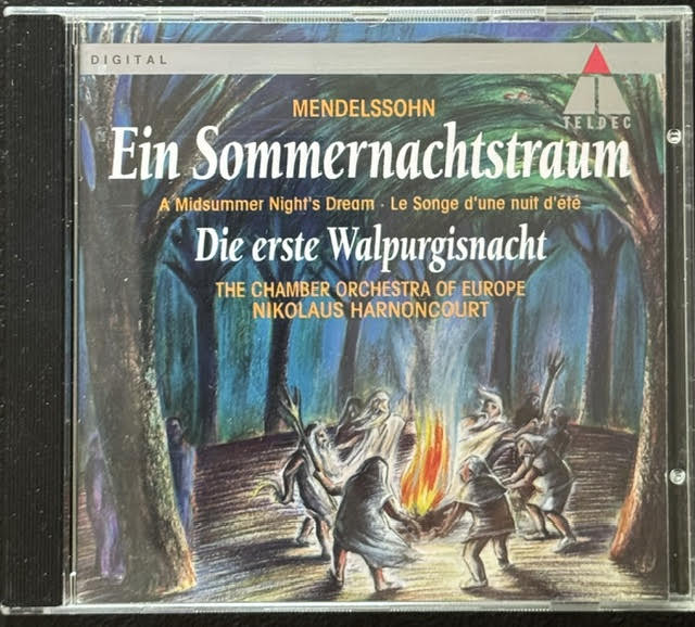 Felix Mendelssohn – Ein Sommernachtstraum / Die Erste Walpurgisnacht (CD, 1988, Teldec 9031-74882-2) - Maple City Music
