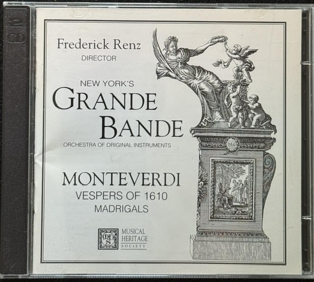 Claudio Monteverdi – Vespers Of 1610 / Madrigals (2CD, 1994, Musical Heritage Society 523536W) - Maple City Music