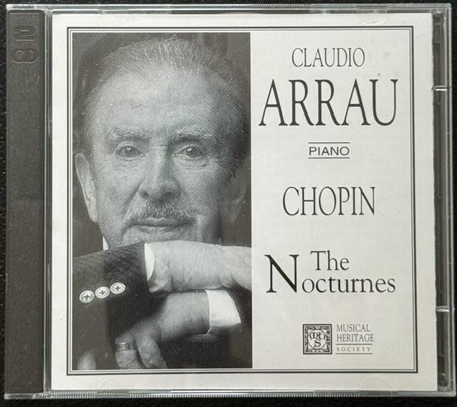 Claudio Arrau – Chopin: The Nocturnes (2CD, 1993, Musical Heritage